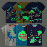 🦈 Boys' Shark Power Tee – Comfy, Cool & Ready for Action! 🌟 - ThiGui